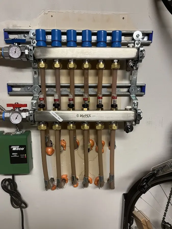 Plumber performing Leak Detection at a residential property in Toronto